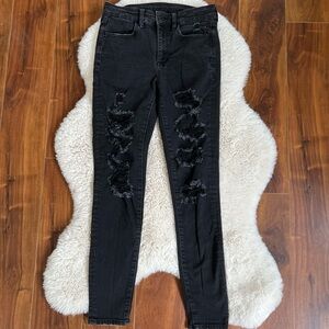 American eagle Black Distressed Jeans